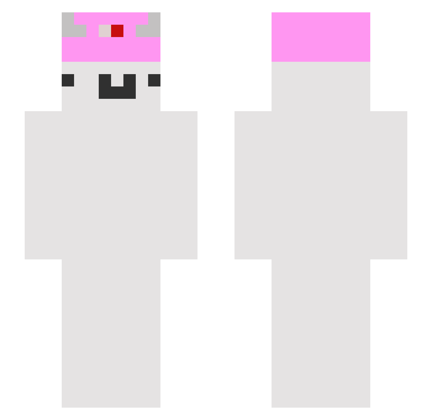 liamfella Minecraft skin, front and back view
