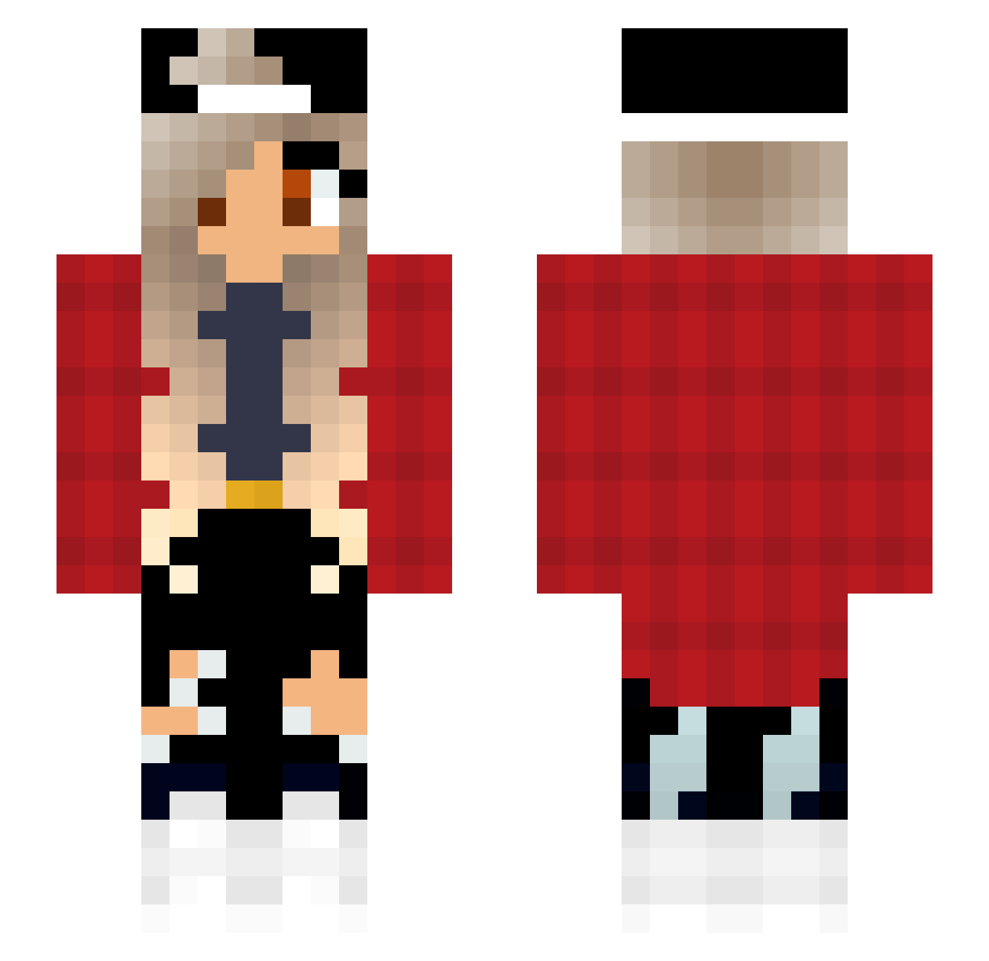 StarGirl9967 Minecraft skin, front and back view