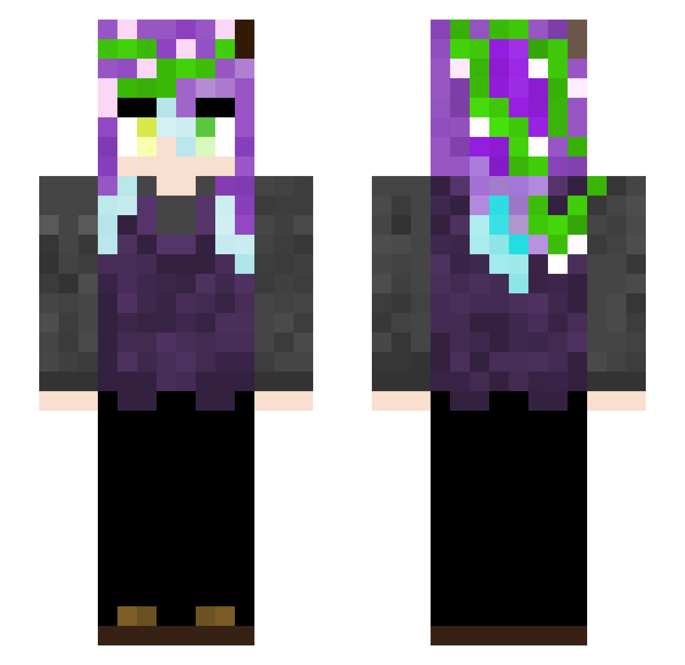 Siphon_428 Minecraft skin, front and back view