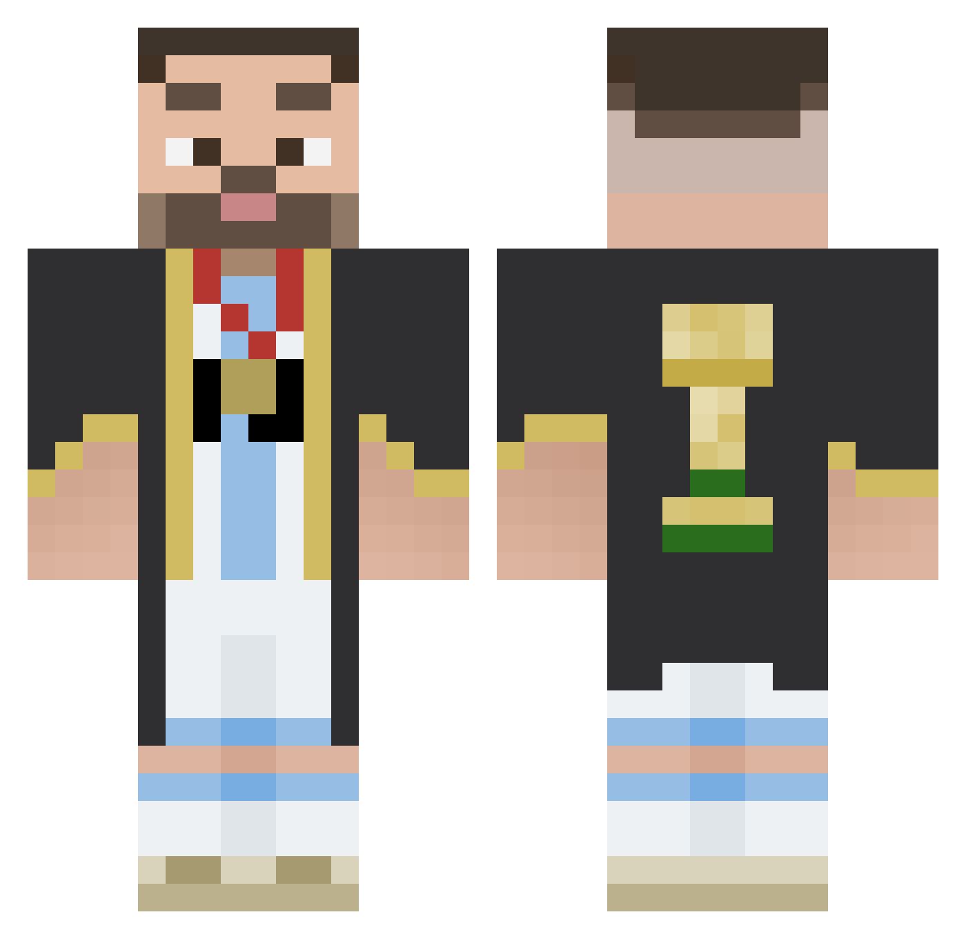 bruno2011999 Minecraft skin, front and back view