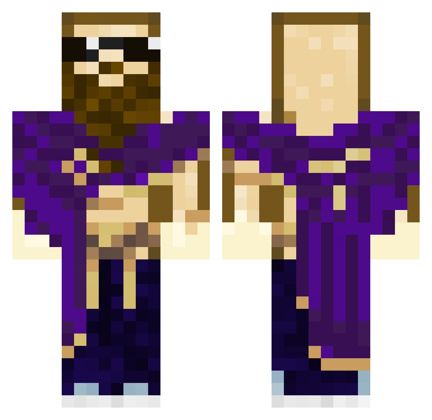 xxfernanxx Minecraft skin, front and back view