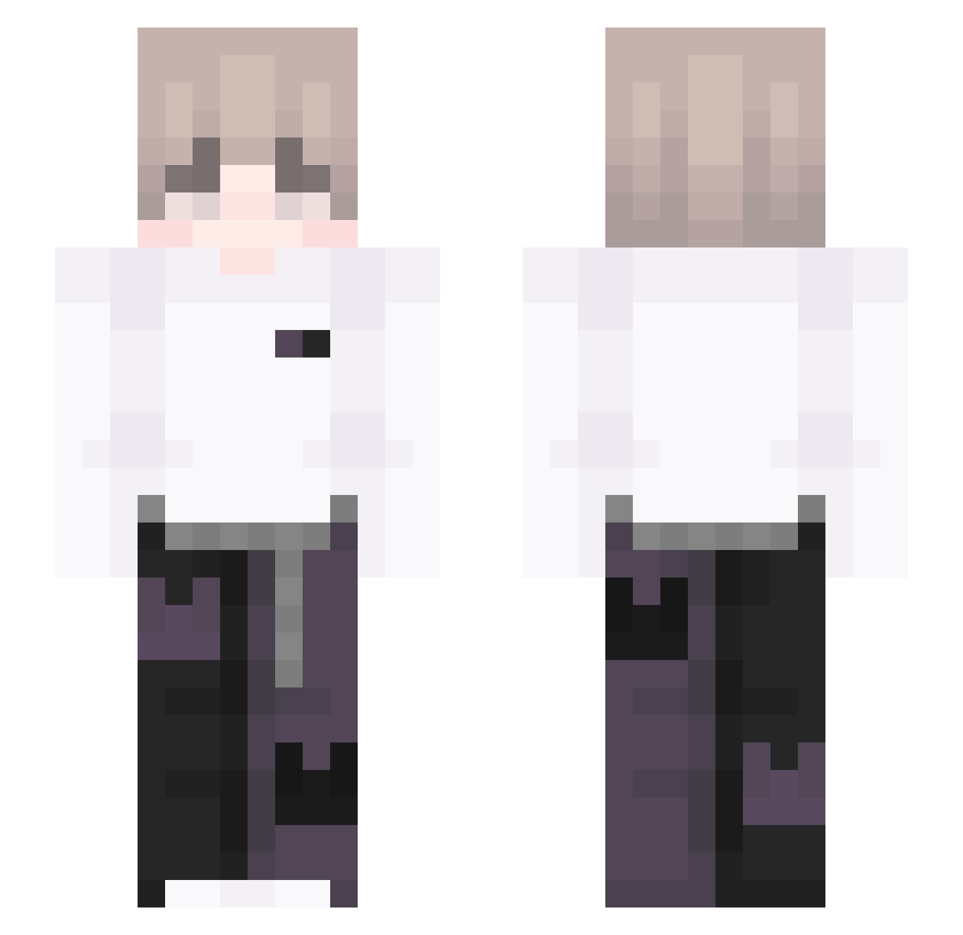 L4nx_x Minecraft skin, front and back view