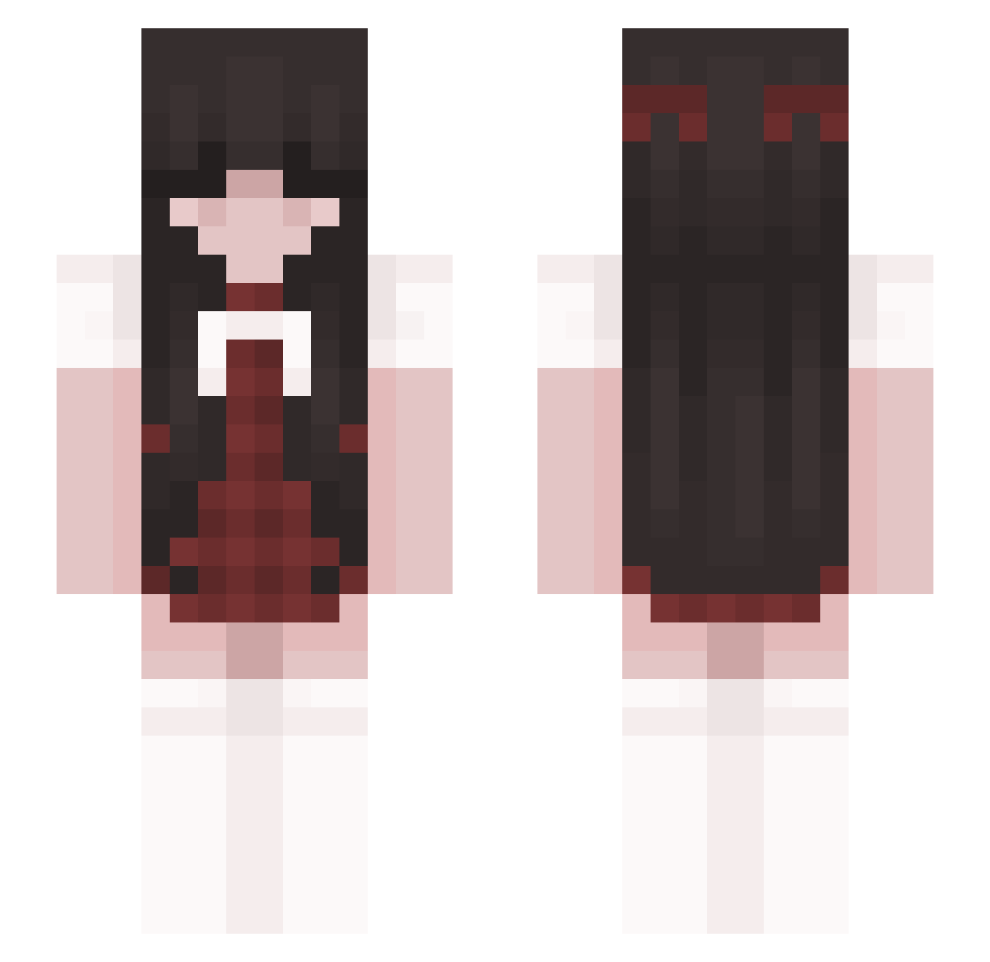 hvvgmytyc5rbq Minecraft skin, front and back view