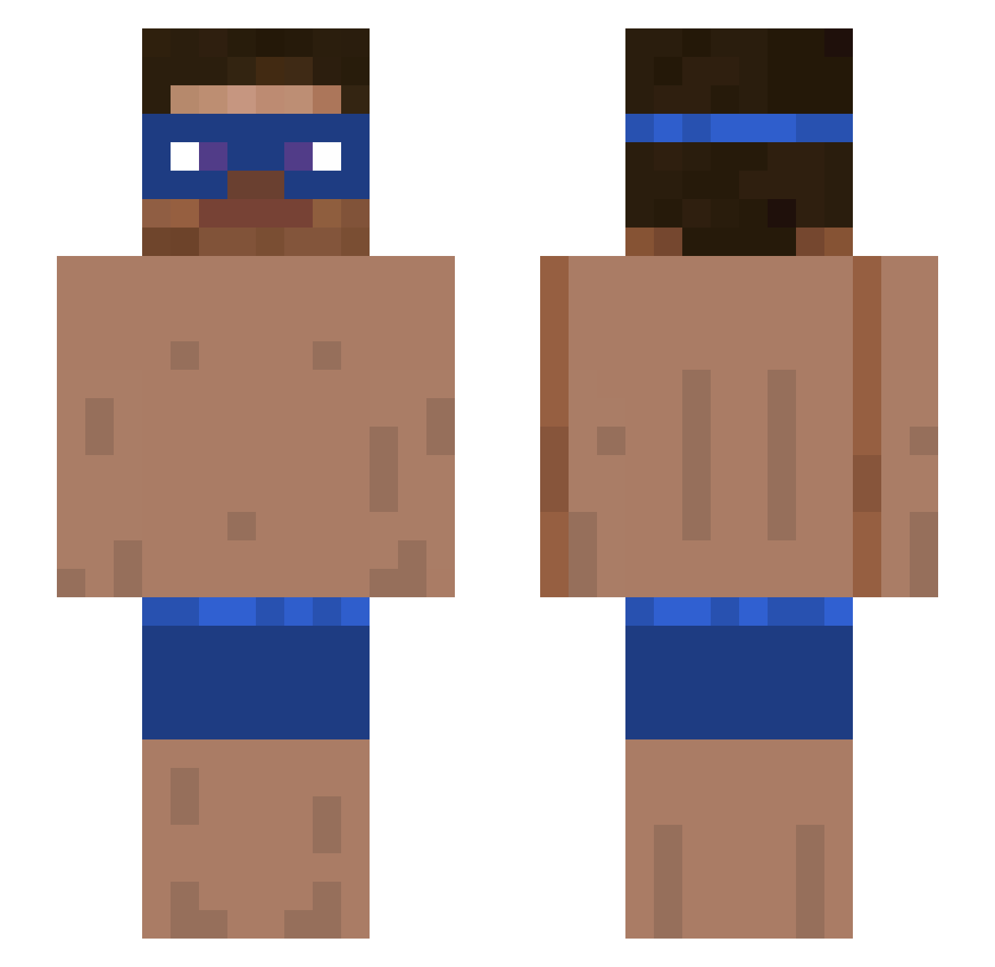 yamakiiin0511 Minecraft skin, front and back view