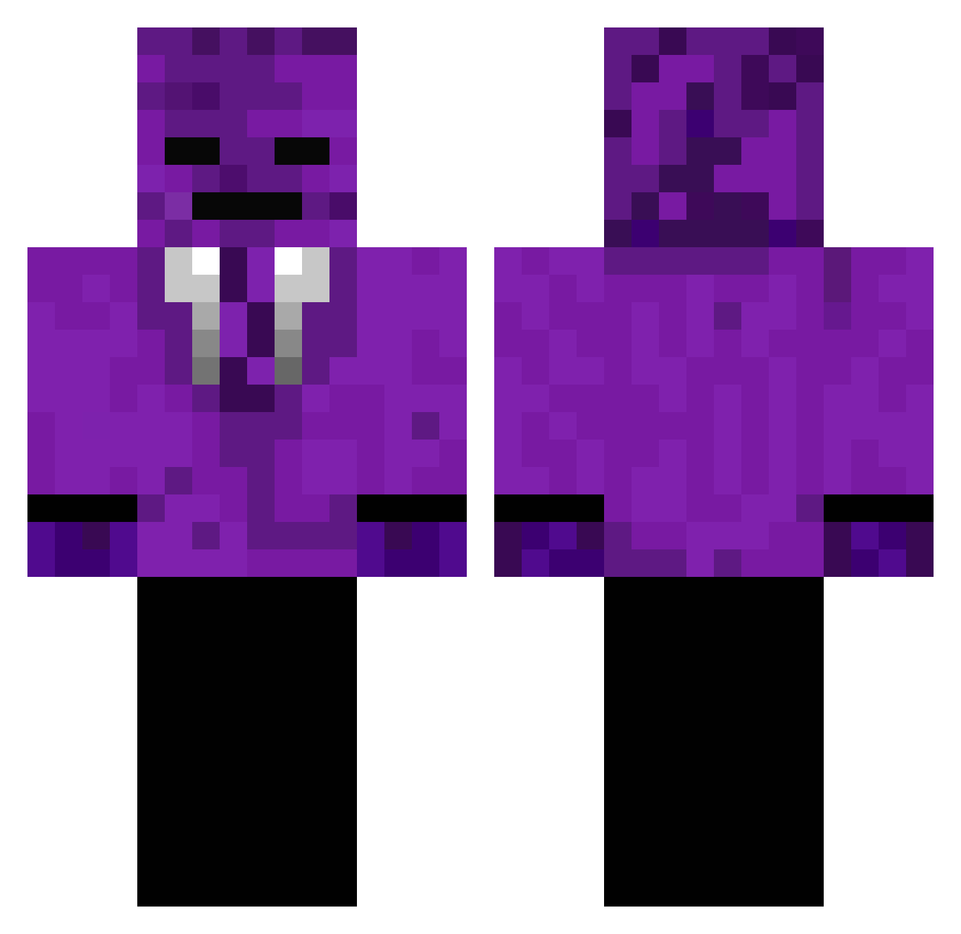 coolboysar Minecraft skin, front and back view