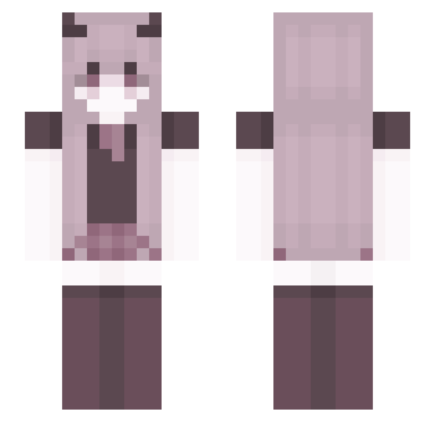 SOSAG59 Minecraft skin, front and back view