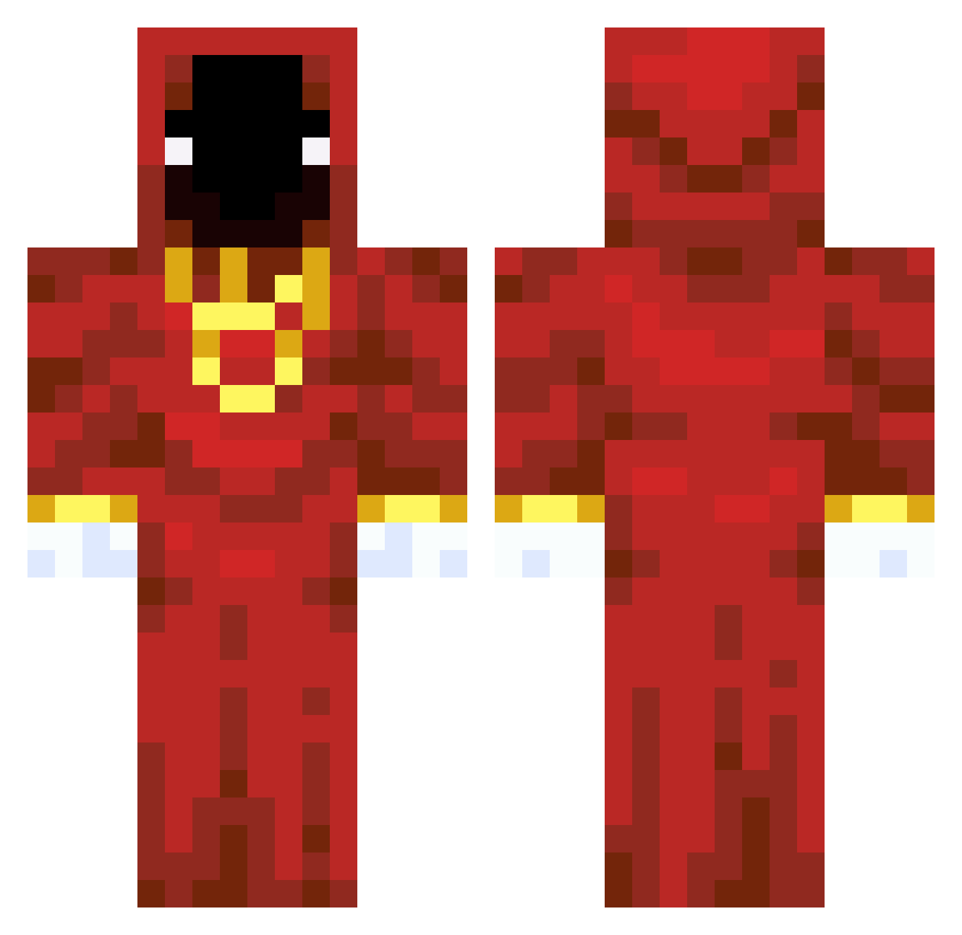 YaBoiWensel Minecraft skin, front and back view