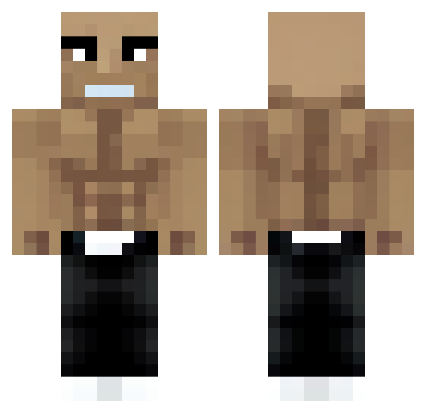 matt2606 Minecraft skin, front and back view