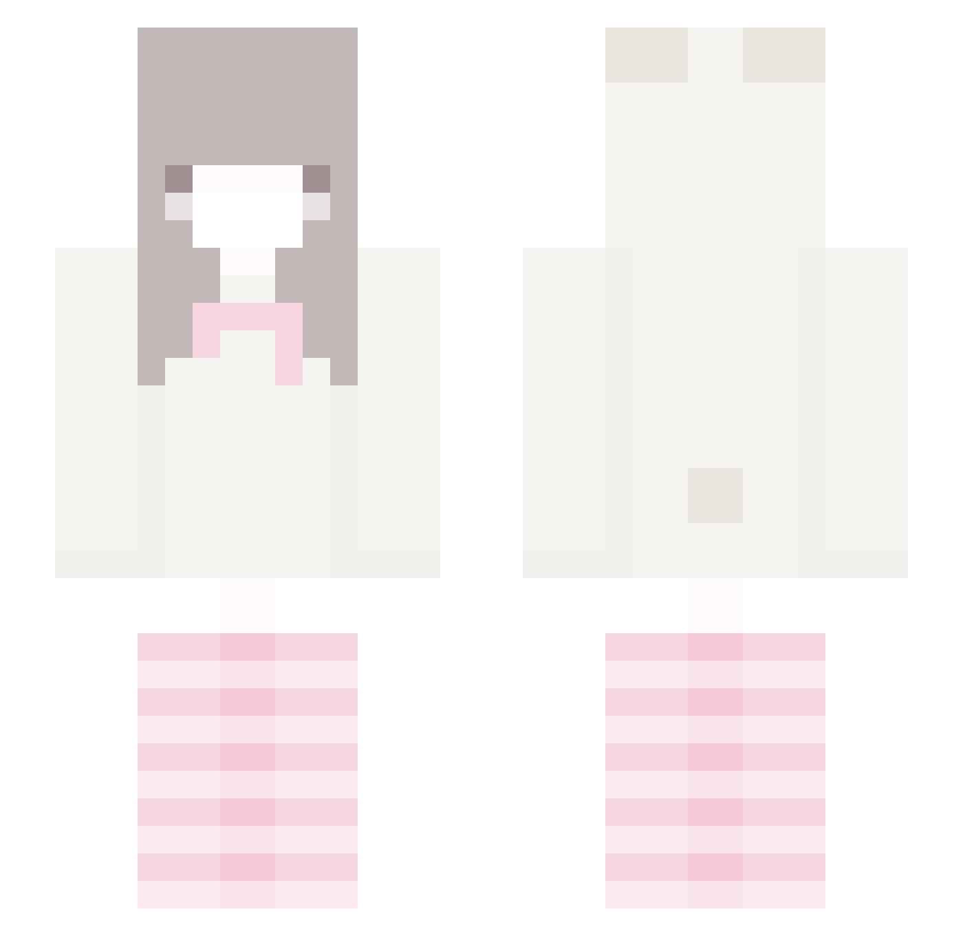querzyyy Minecraft skin, front and back view