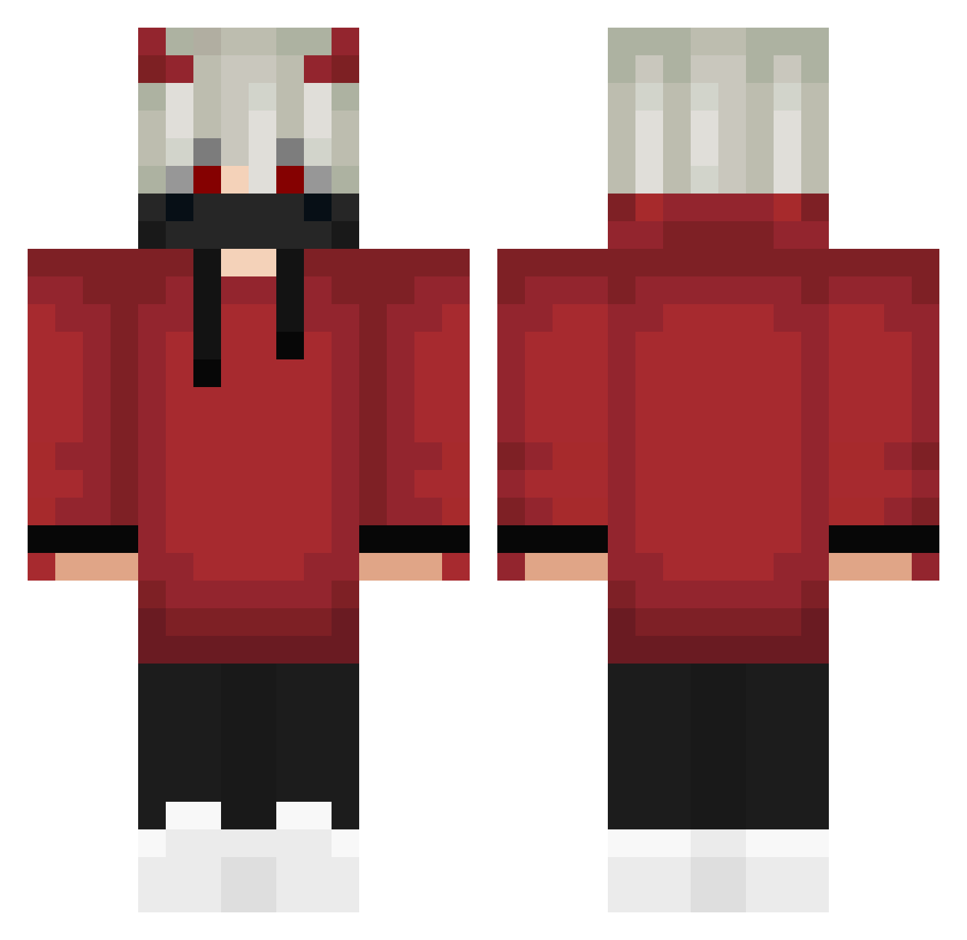 ScopezZ03 Minecraft skin, front and back view