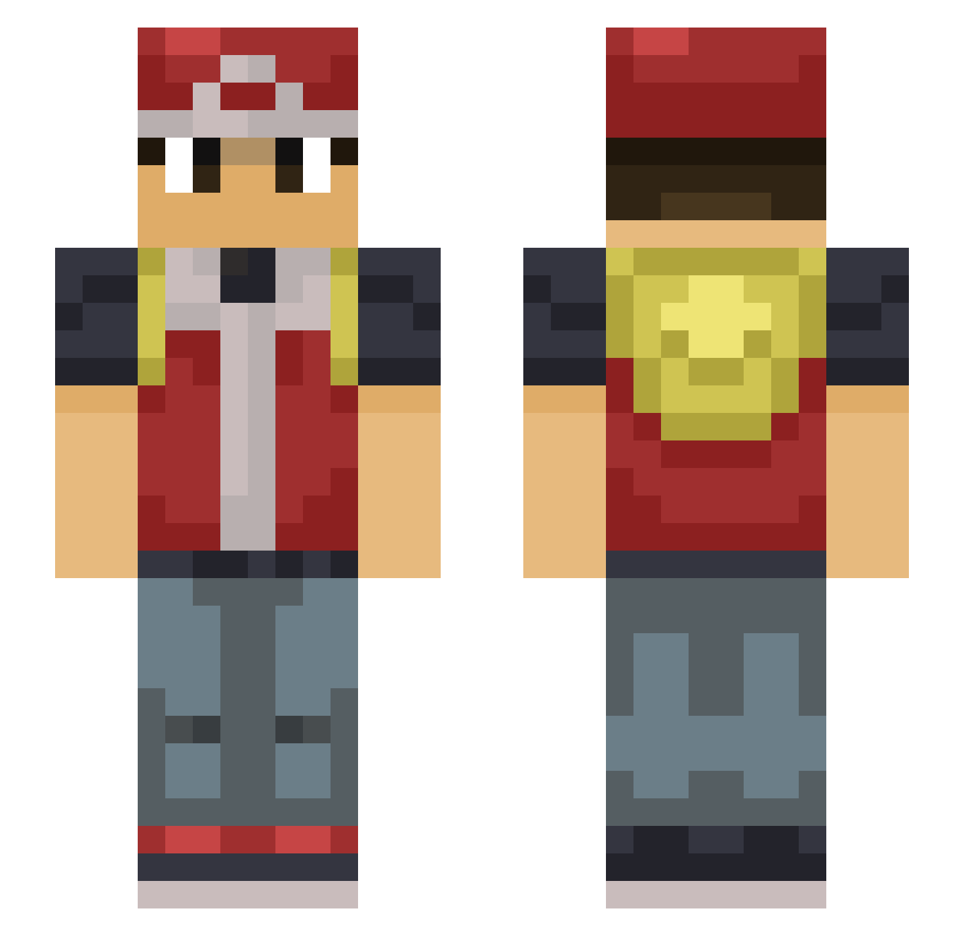 juanan_7 Minecraft skin, front and back view