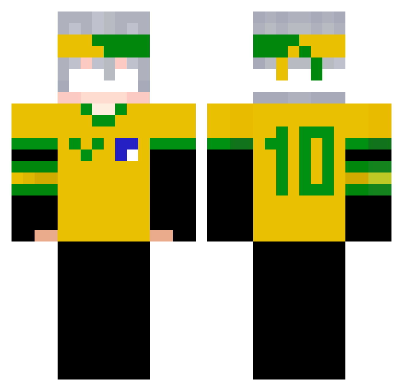 V4LLAH_GAB Minecraft skin, front and back view