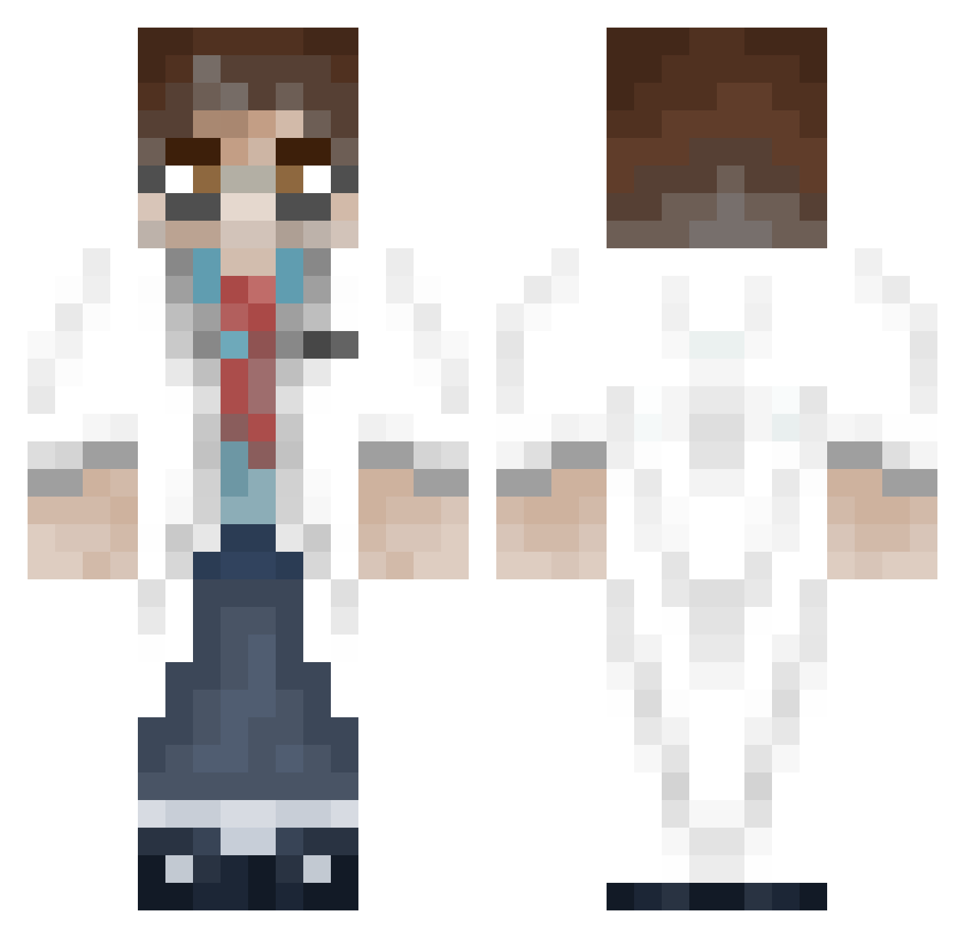 handsoffmyspuds Minecraft skin, front and back view