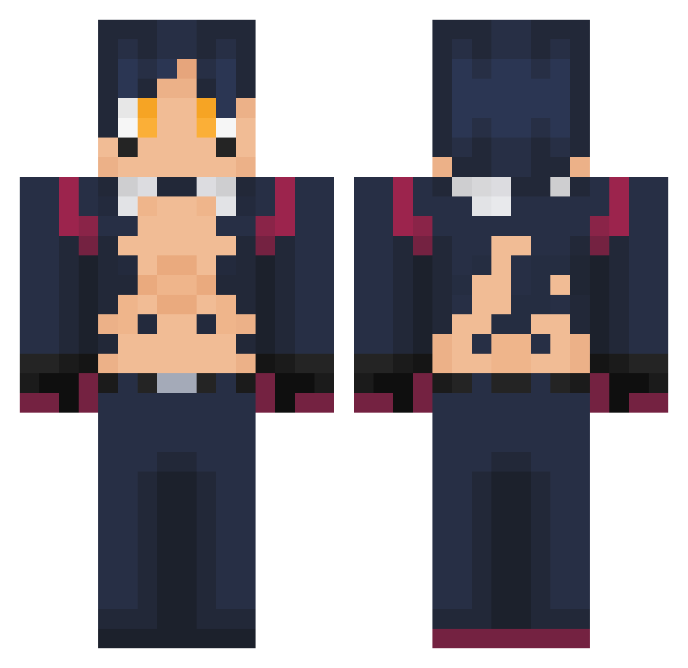 The_Last_Pac - blue exorcist Minecraft skin