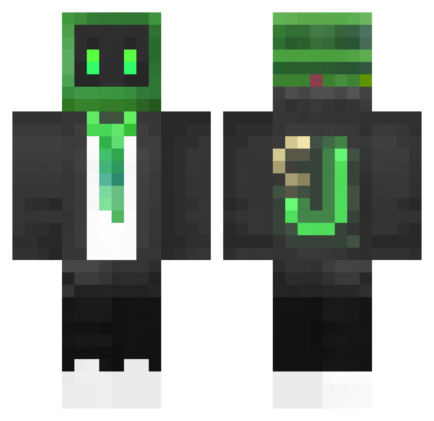 AGuyNamed_Joe Minecraft skin, front and back view