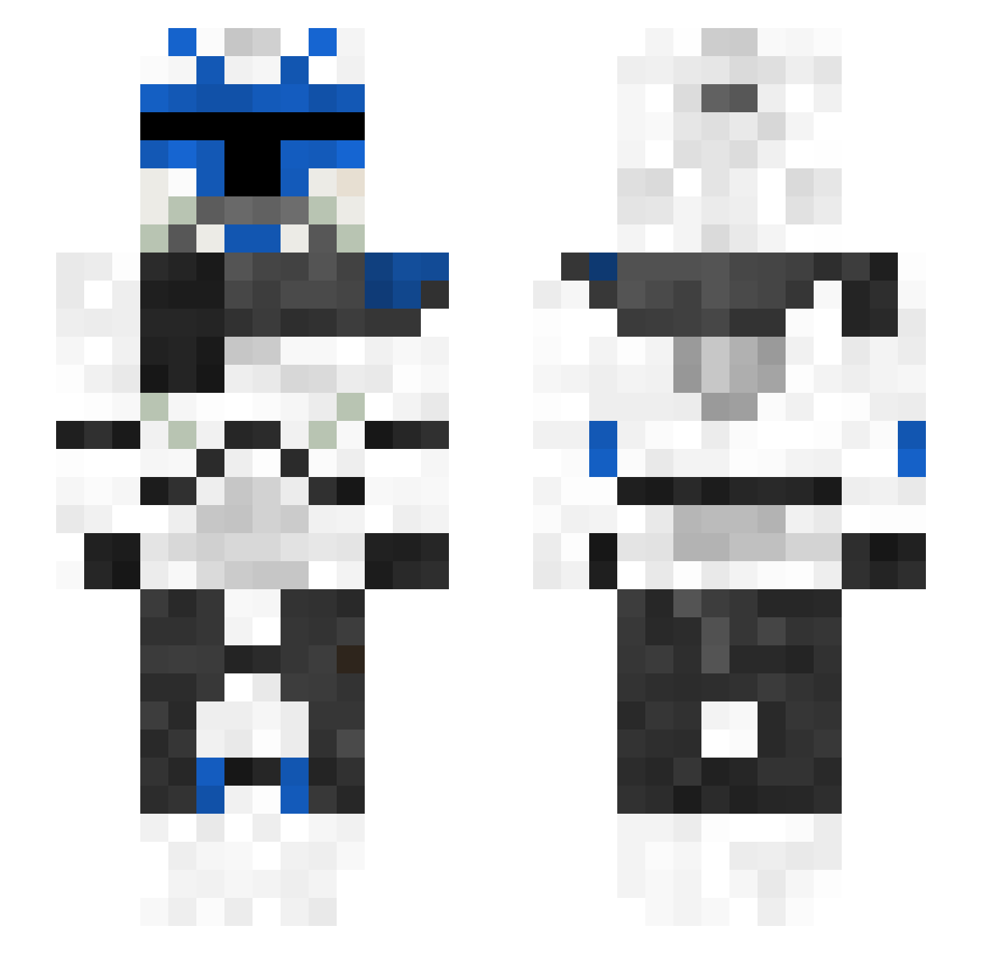 notmyrodrick420 Minecraft skin, front and back view