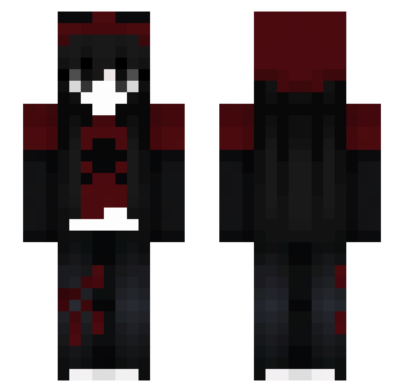 tamfl1m Minecraft skin, front and back view