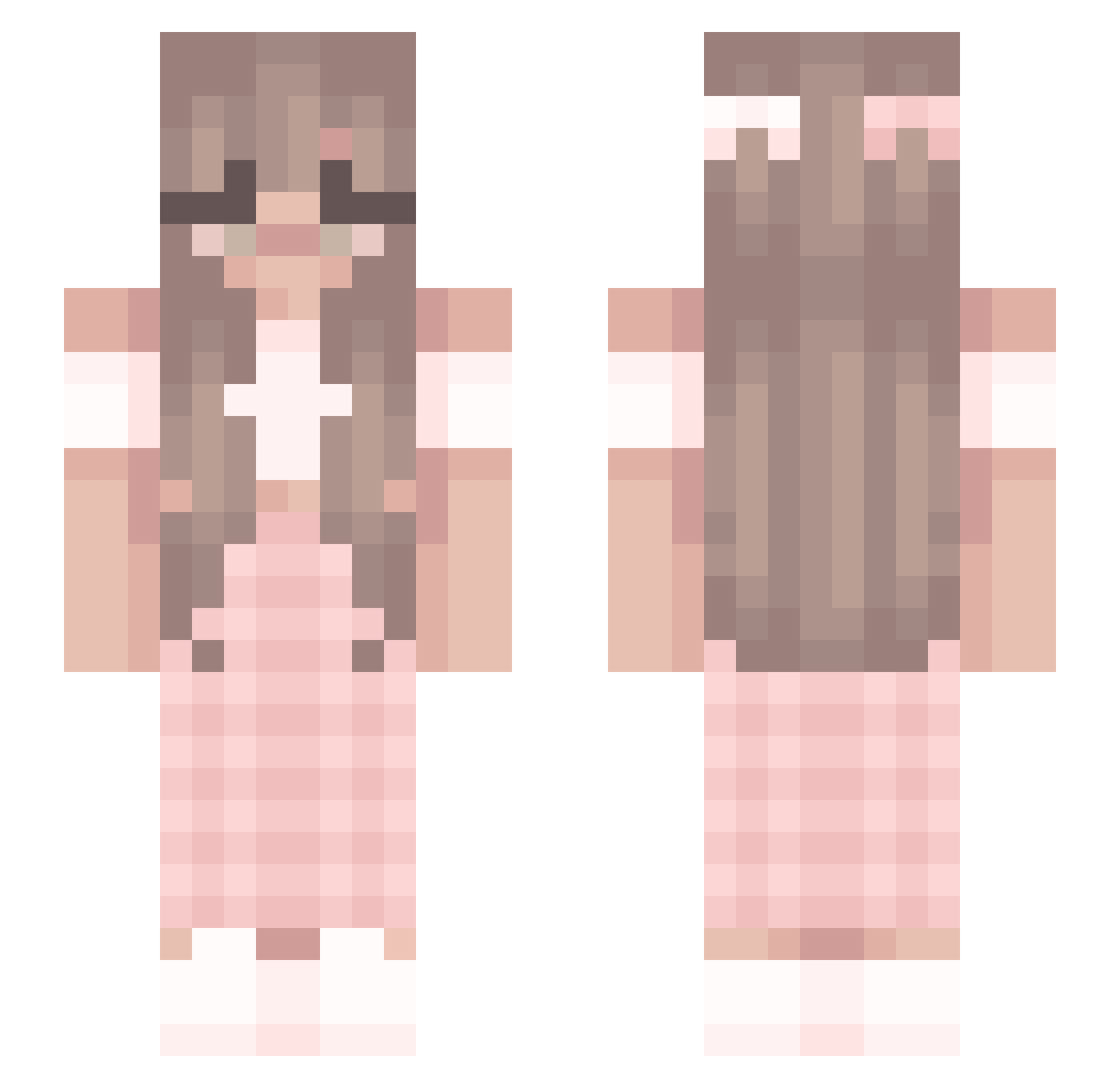 TheRandomRat Minecraft skin, front and back view