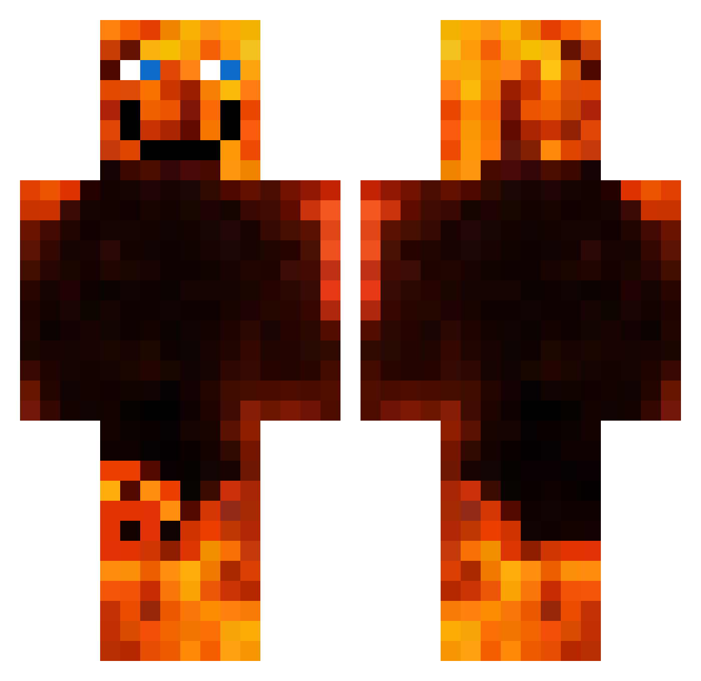 andrew_wilkerson Minecraft skin, front and back view