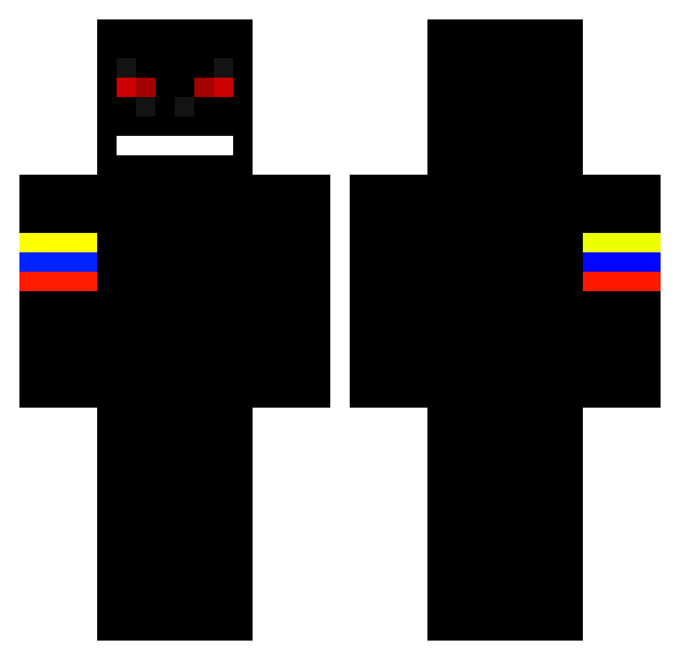 NagatoPvP - colombian flag Minecraft skin