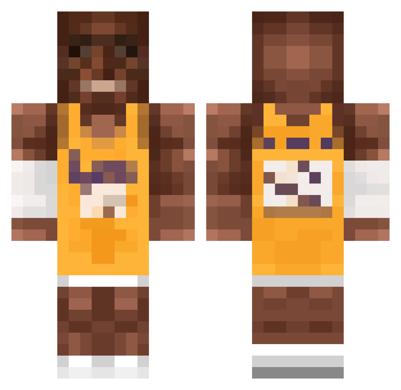 Nicodemus1989 Minecraft skin, front and back view