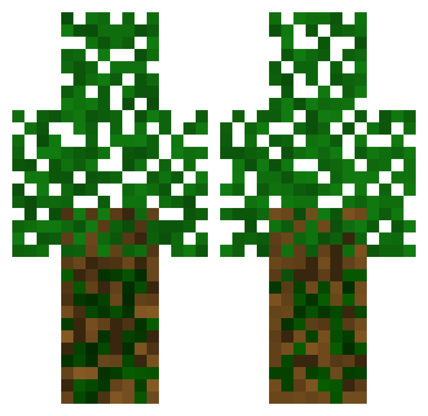 MrEMBr Minecraft skin, front and back view