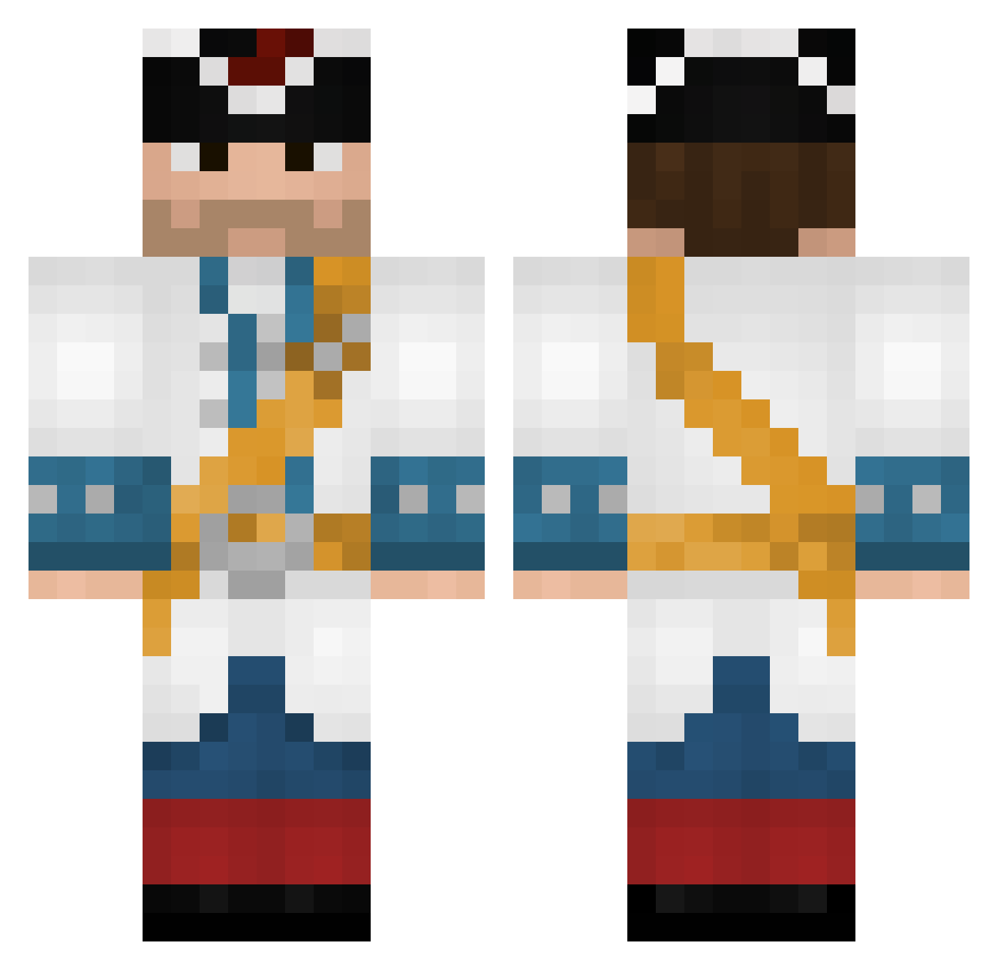 xXricksanchezXx Minecraft skin, front and back view
