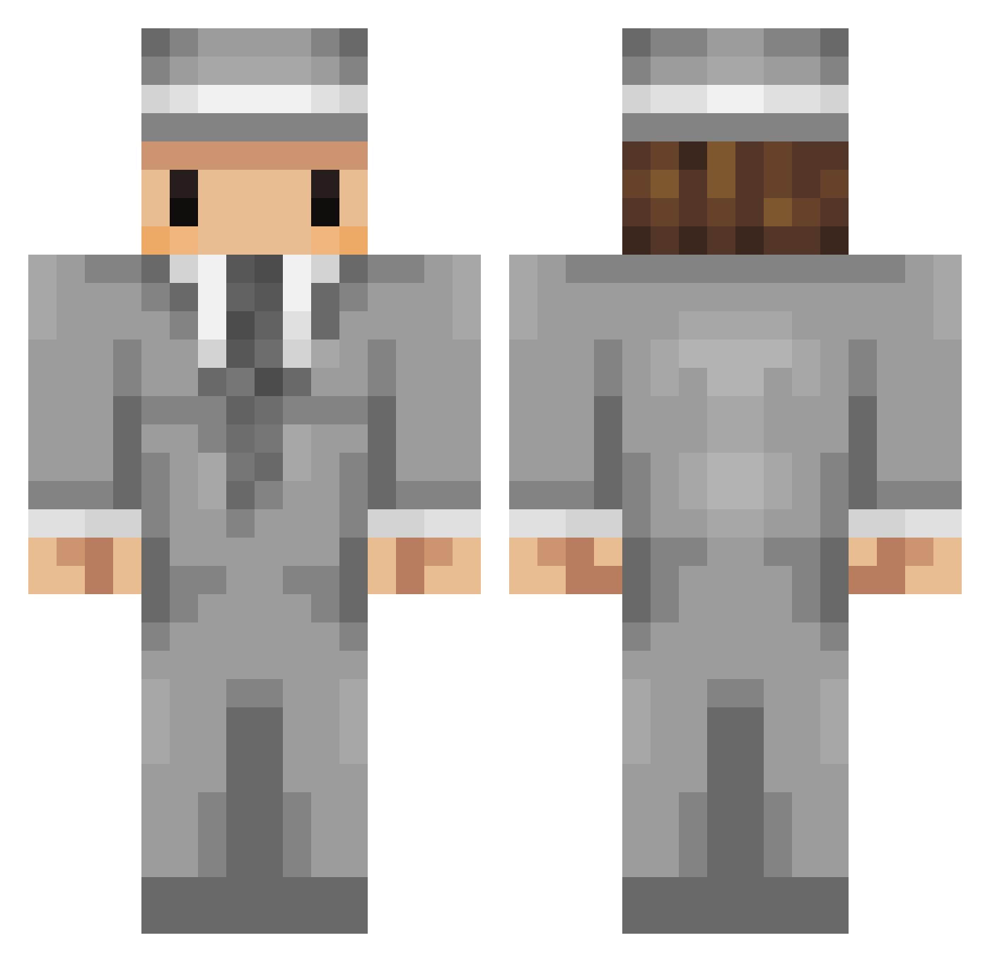 _GodsPlan_ Minecraft skin, front and back view