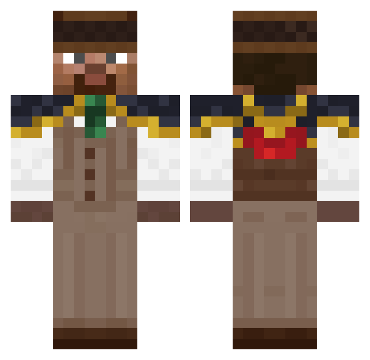 TheExonGroupDE Minecraft skin, front and back view