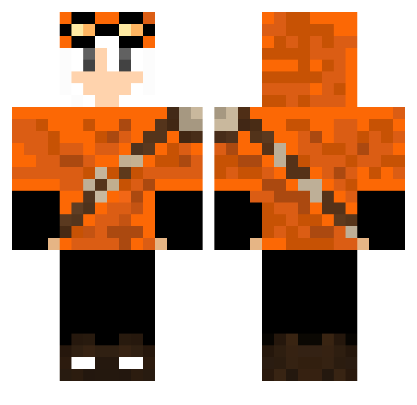 Maxximus_04 Minecraft skin, front and back view