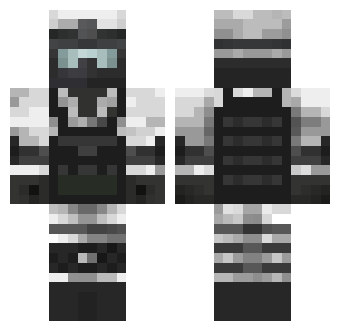 Sebas_Gamer_pro Minecraft skin, front and back view
