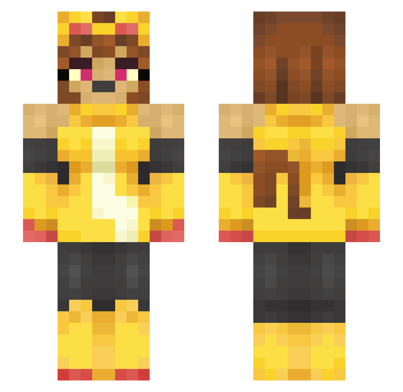 Lethal_Fridge17 Minecraft skin, front and back view