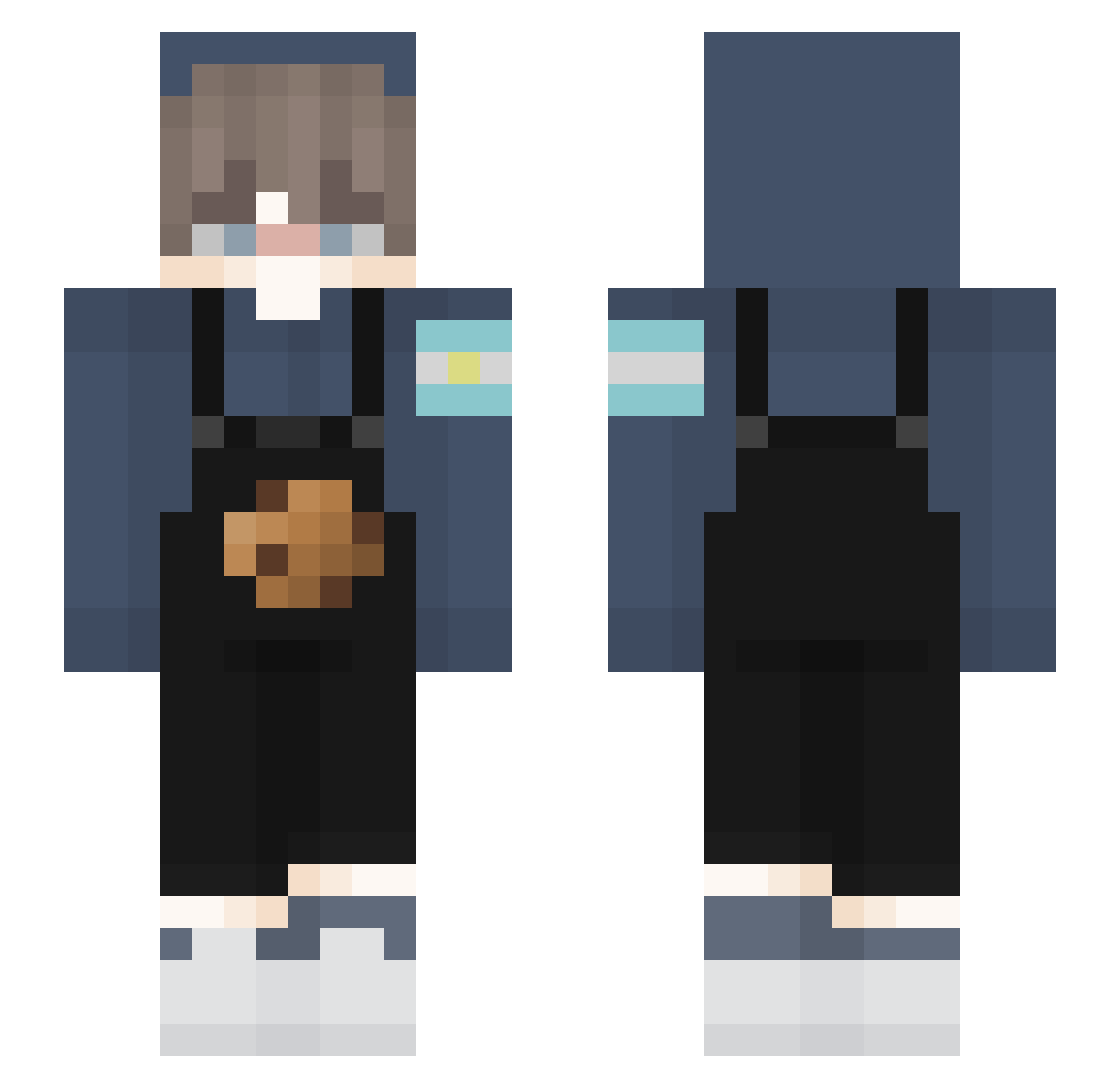 LegolaSSSexe Minecraft skin, front and back view