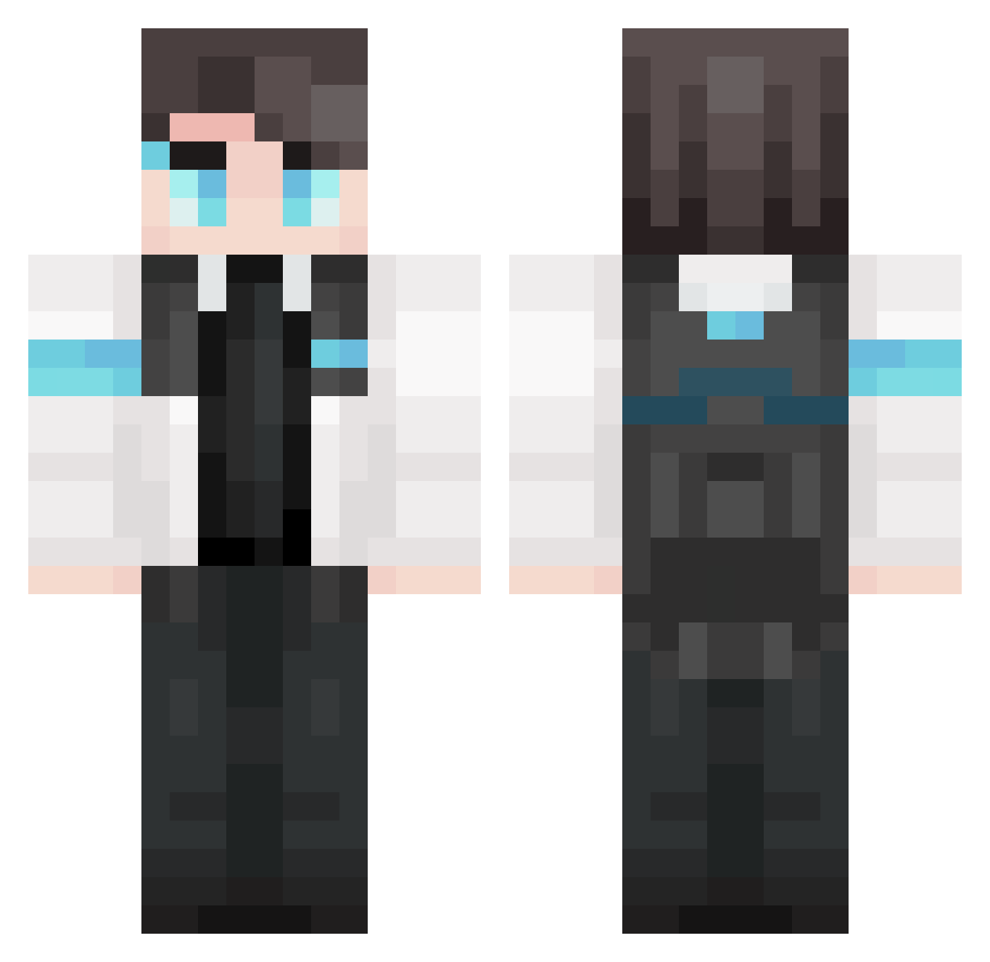 TermiNeo_ Minecraft skin, front and back view