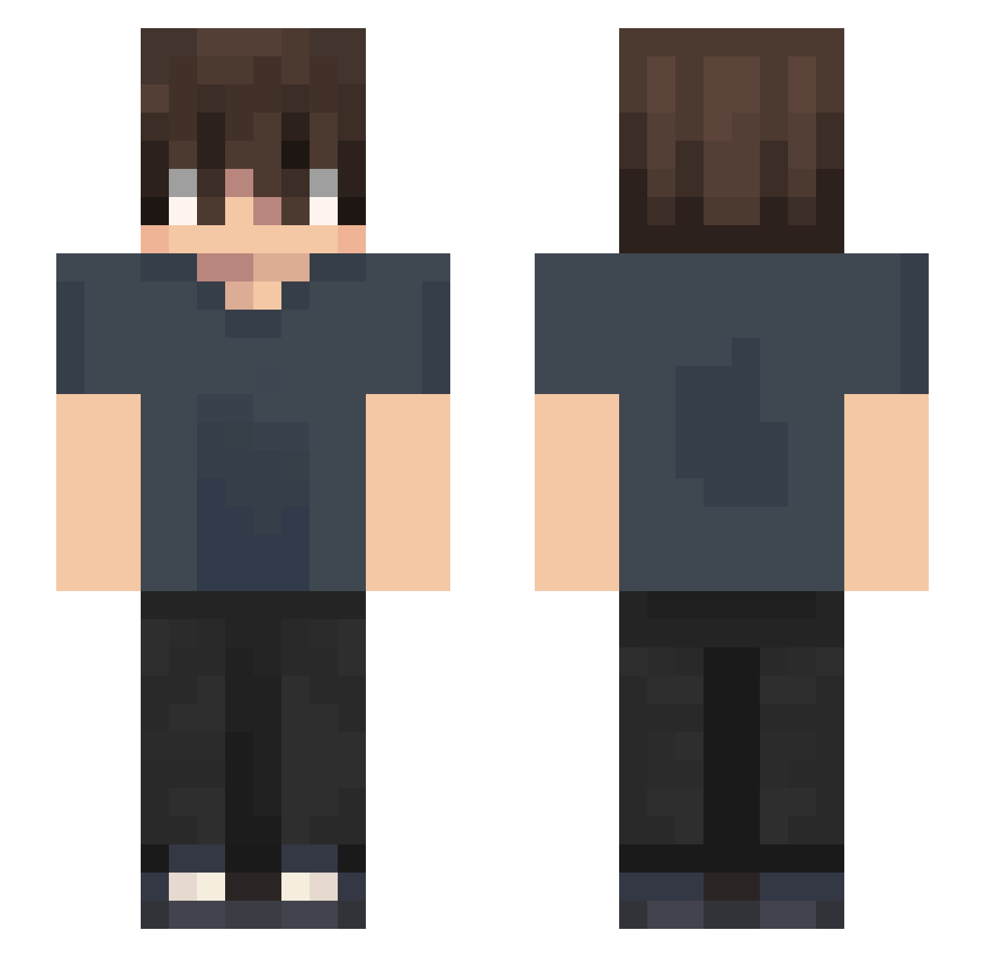 ThuocLaThangLong Minecraft skin, front and back view