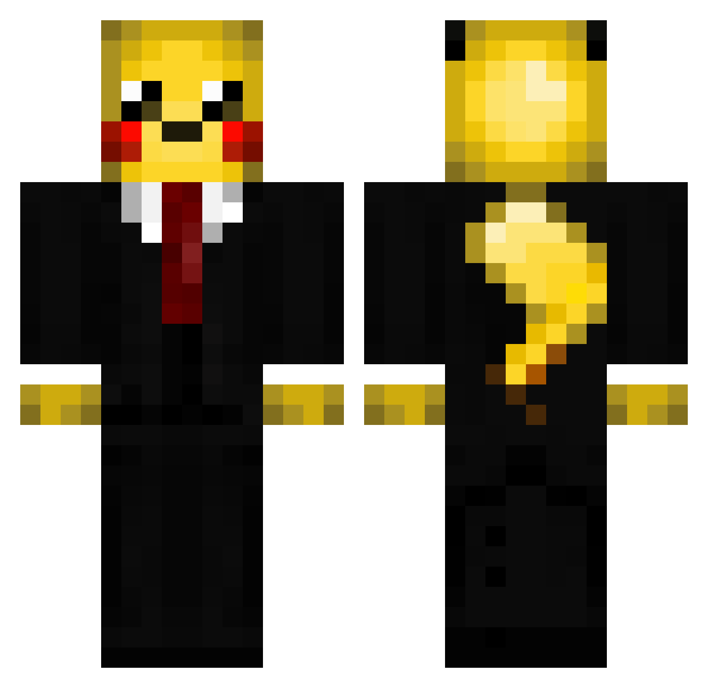 znup123yt Minecraft skin, front and back view