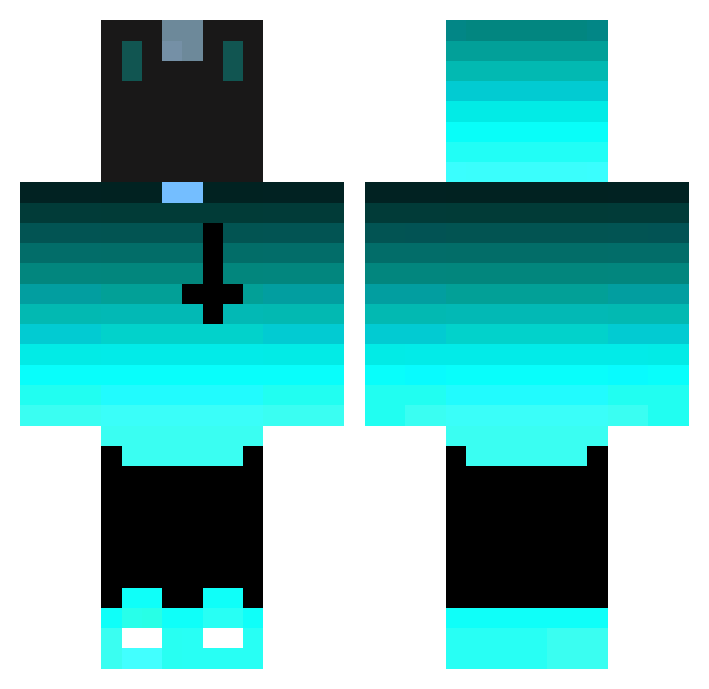 keitom1214 Minecraft skin, front and back view