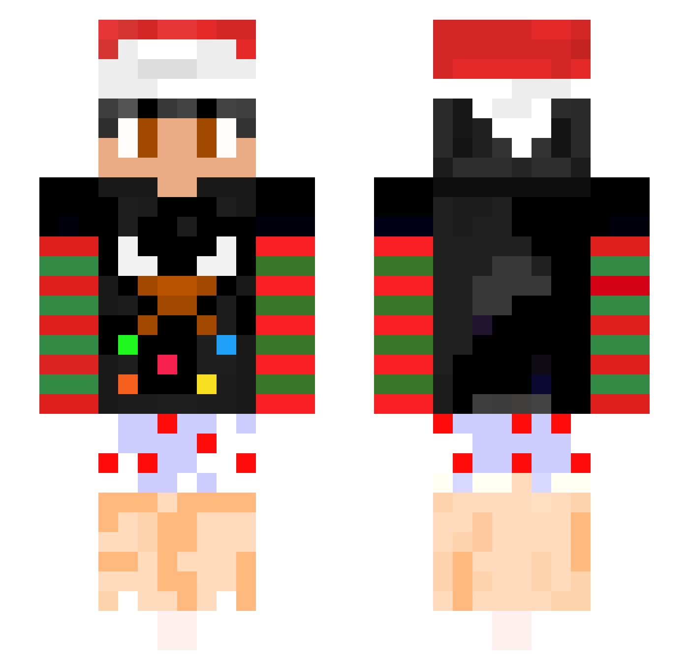 SwegPig_ Minecraft skin, front and back view