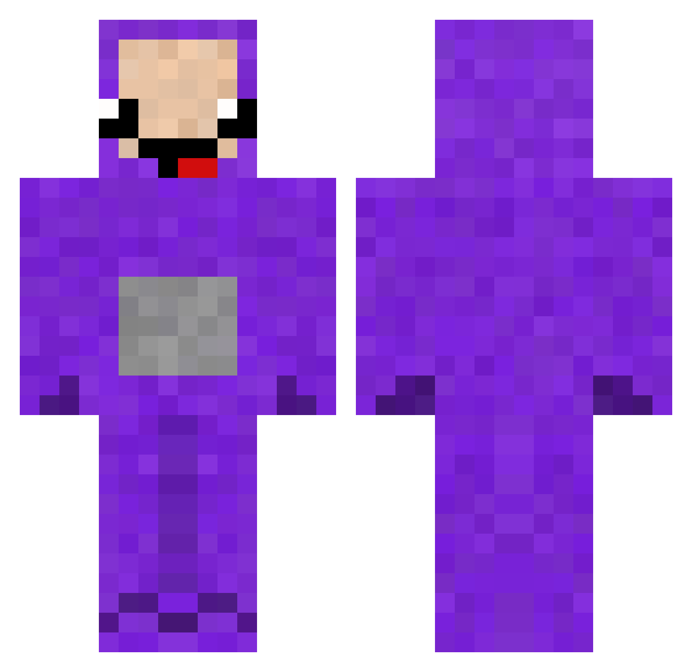 bhad_lingling Minecraft skin, front and back view