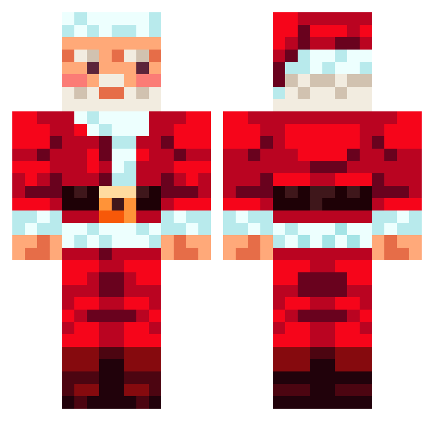Jonathan2804 Minecraft skin, front and back view