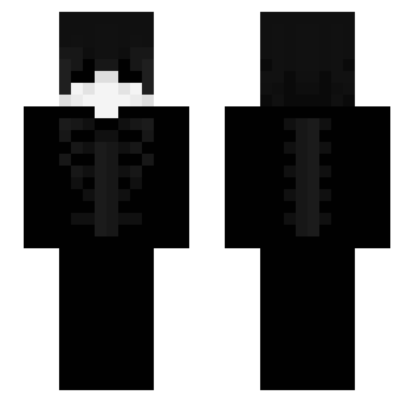 Lazerr_ Minecraft skin, front and back view