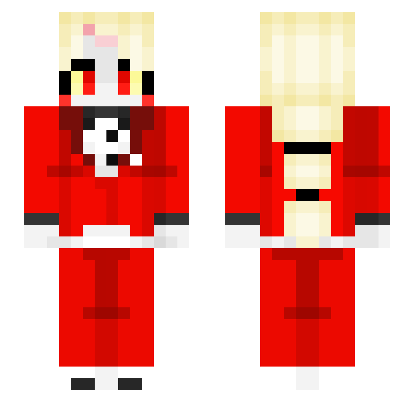 voiid_adora Minecraft skin, front and back view