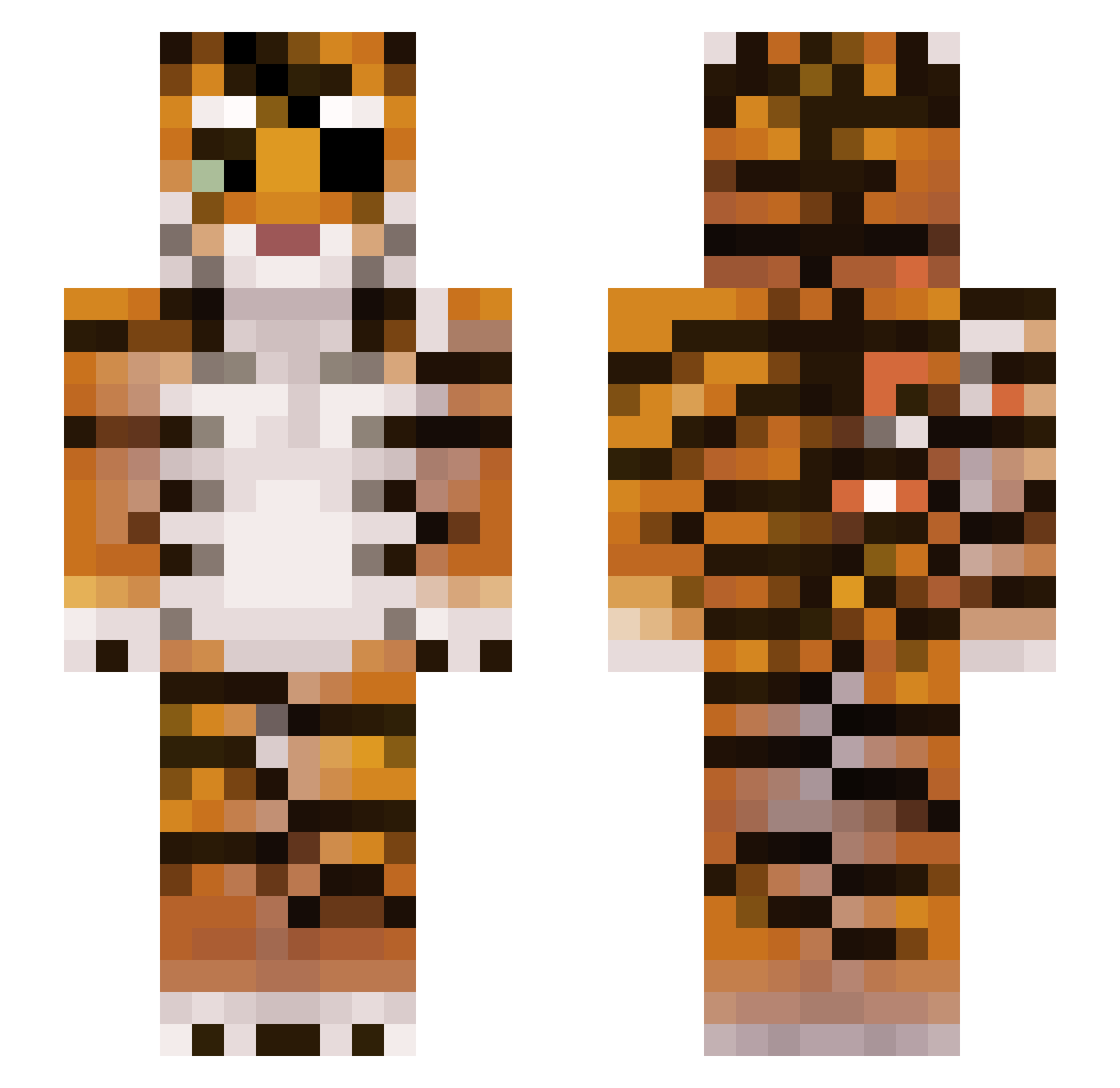 ImDAn9er_Brother Minecraft skin, front and back view
