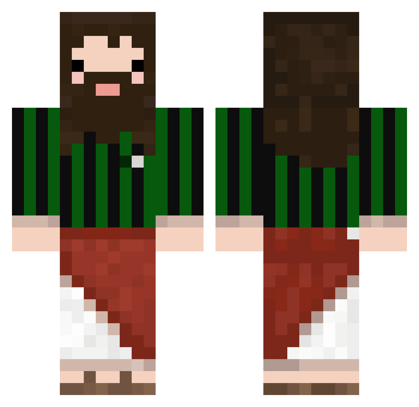 MARANZAGLS Minecraft skin, front and back view