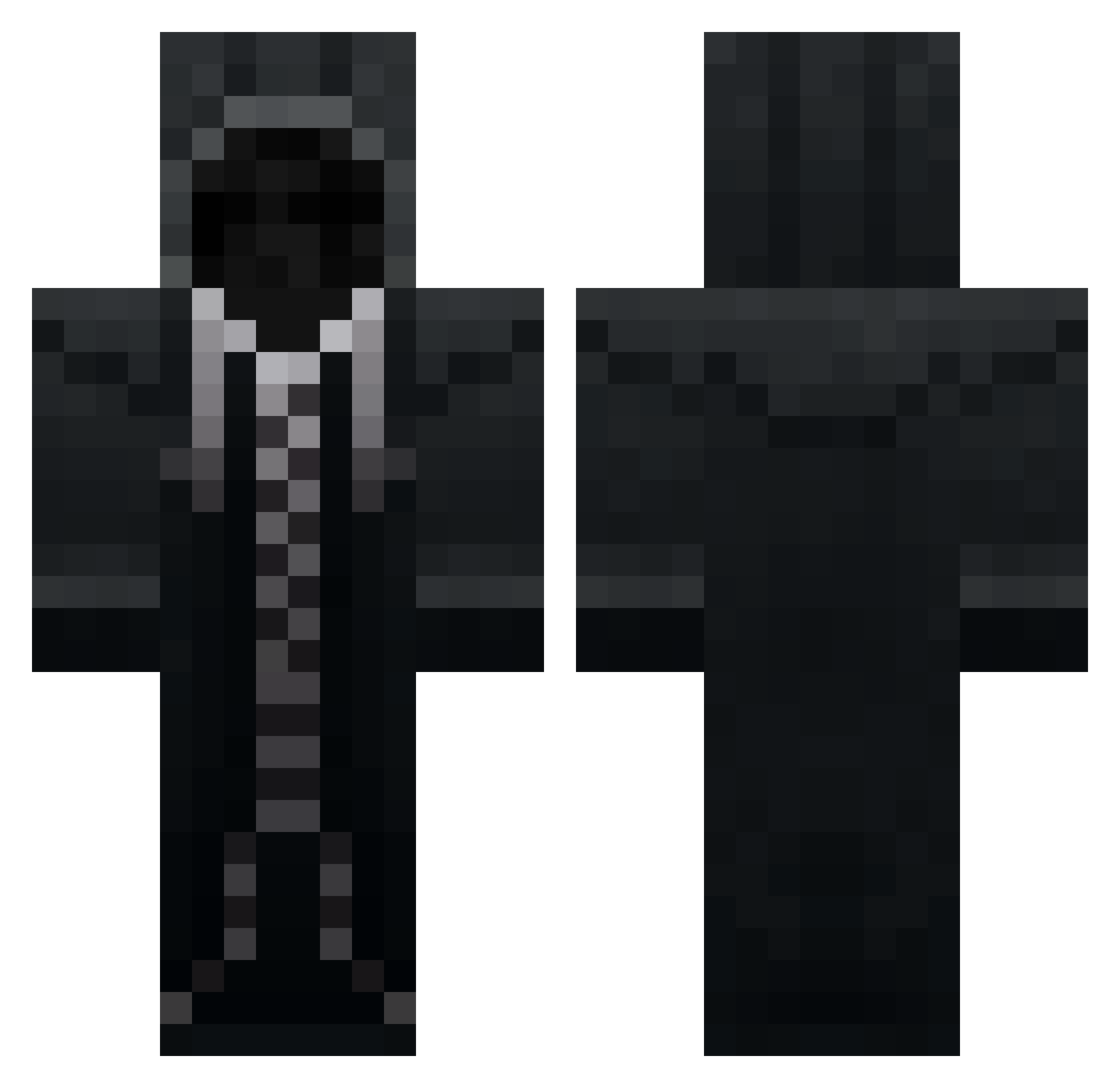 baritenor Minecraft skin, front and back view