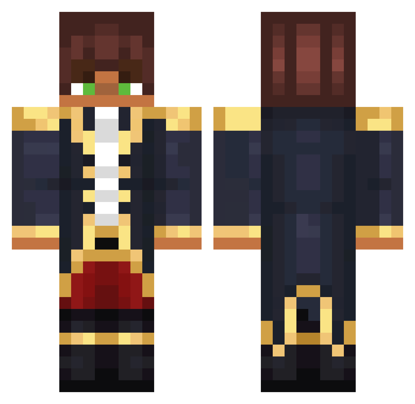 RaveAlts_AEpJU Minecraft skin, front and back view