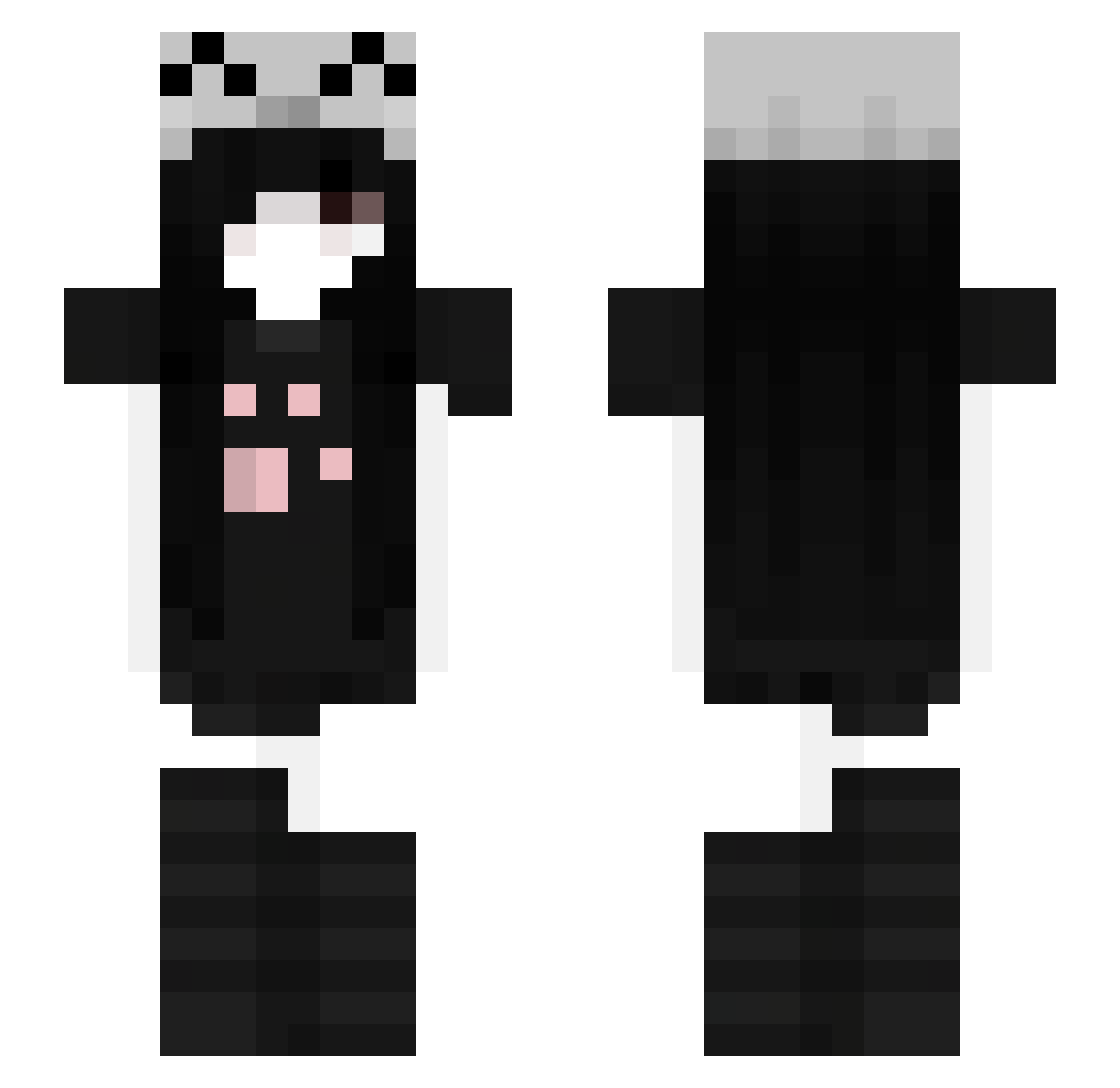 viboari Minecraft skin, front and back view