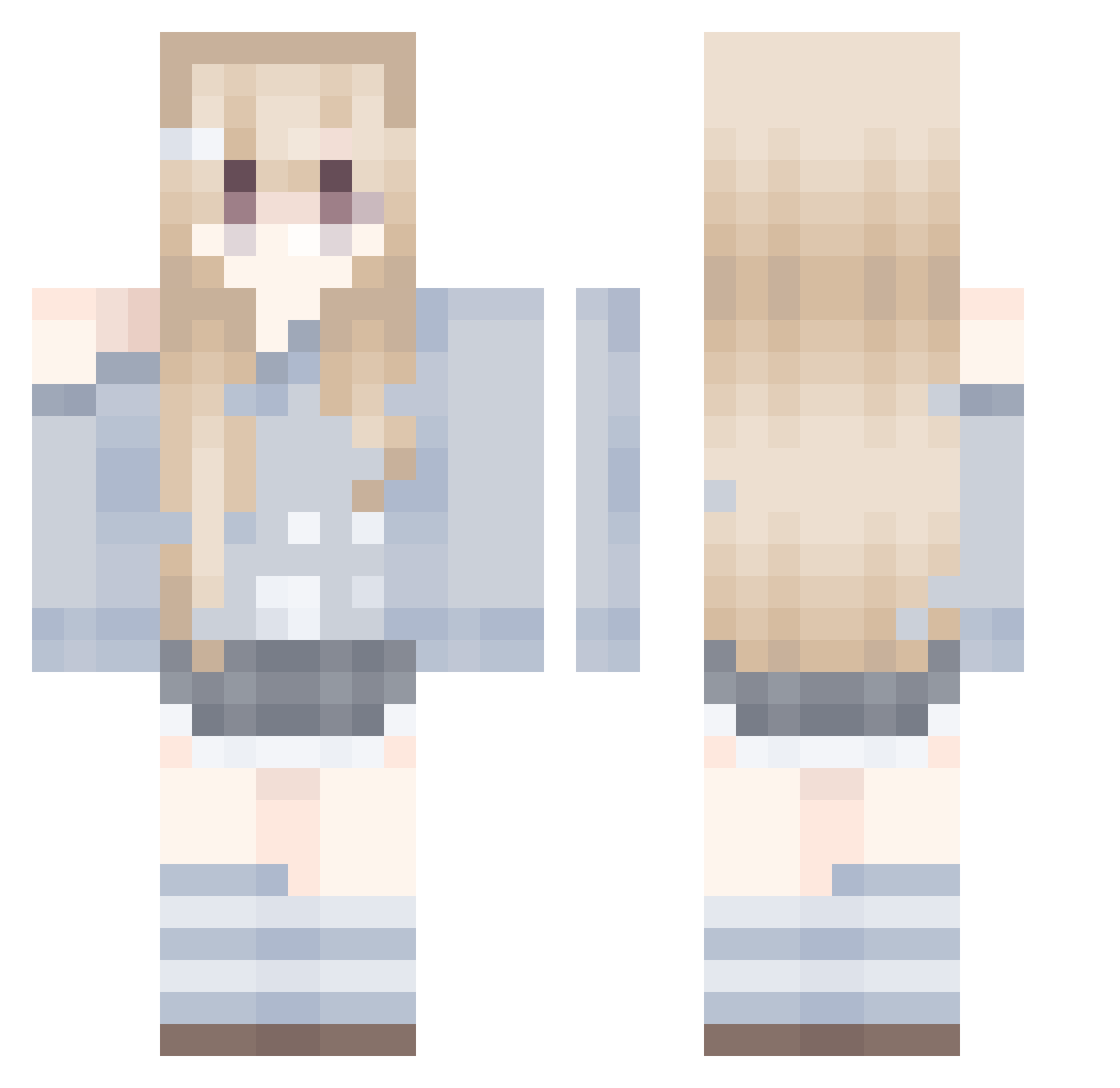whosritaaaa Minecraft skin, front and back view