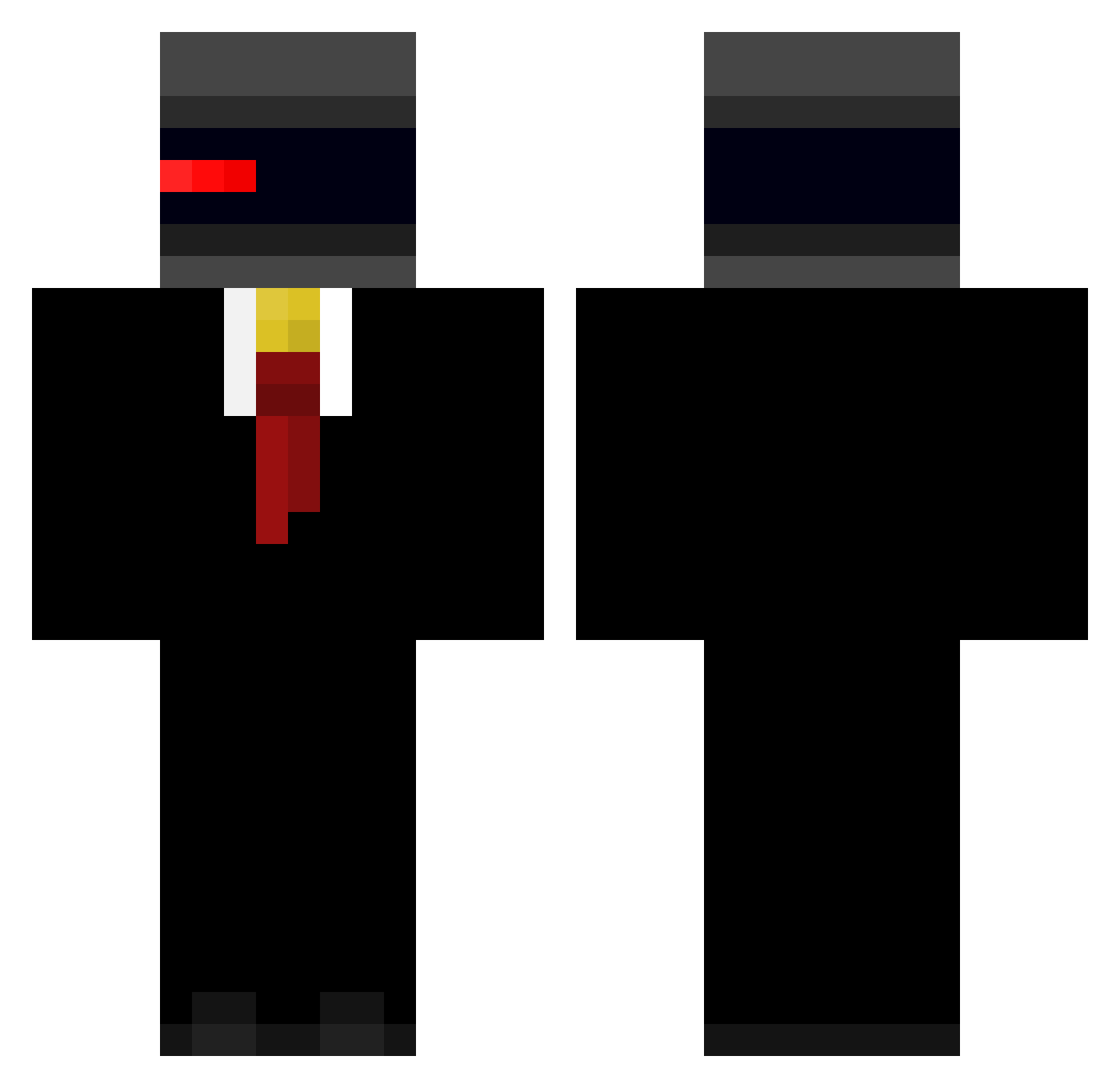 zwerp1 Minecraft skin, front and back view