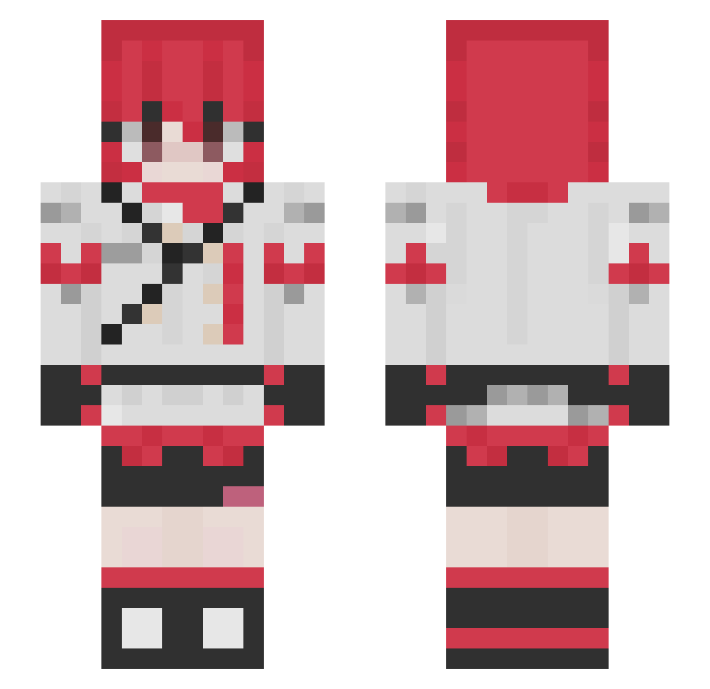 qwertiasdef Minecraft skin, front and back view